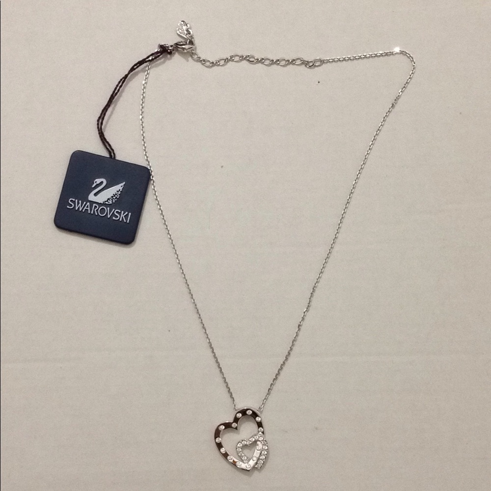 Swarovski Double Heart Necklace